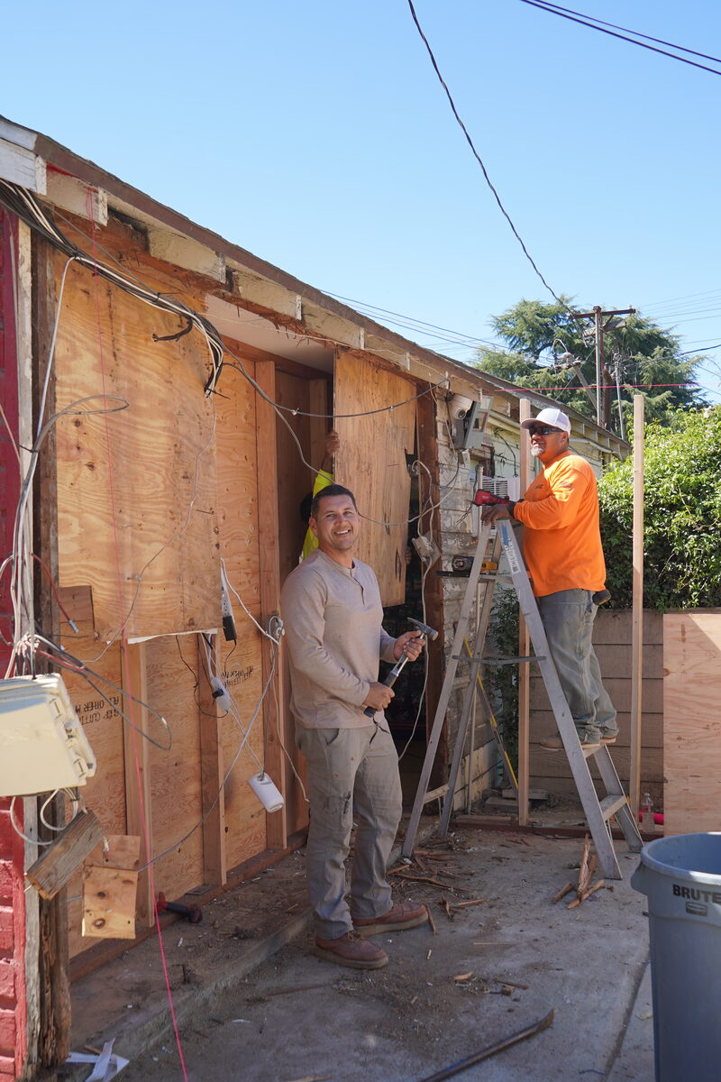 Maust family at the farm