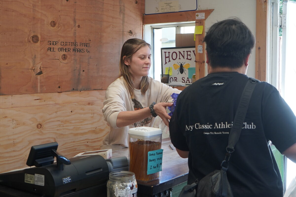Maust family at the farm