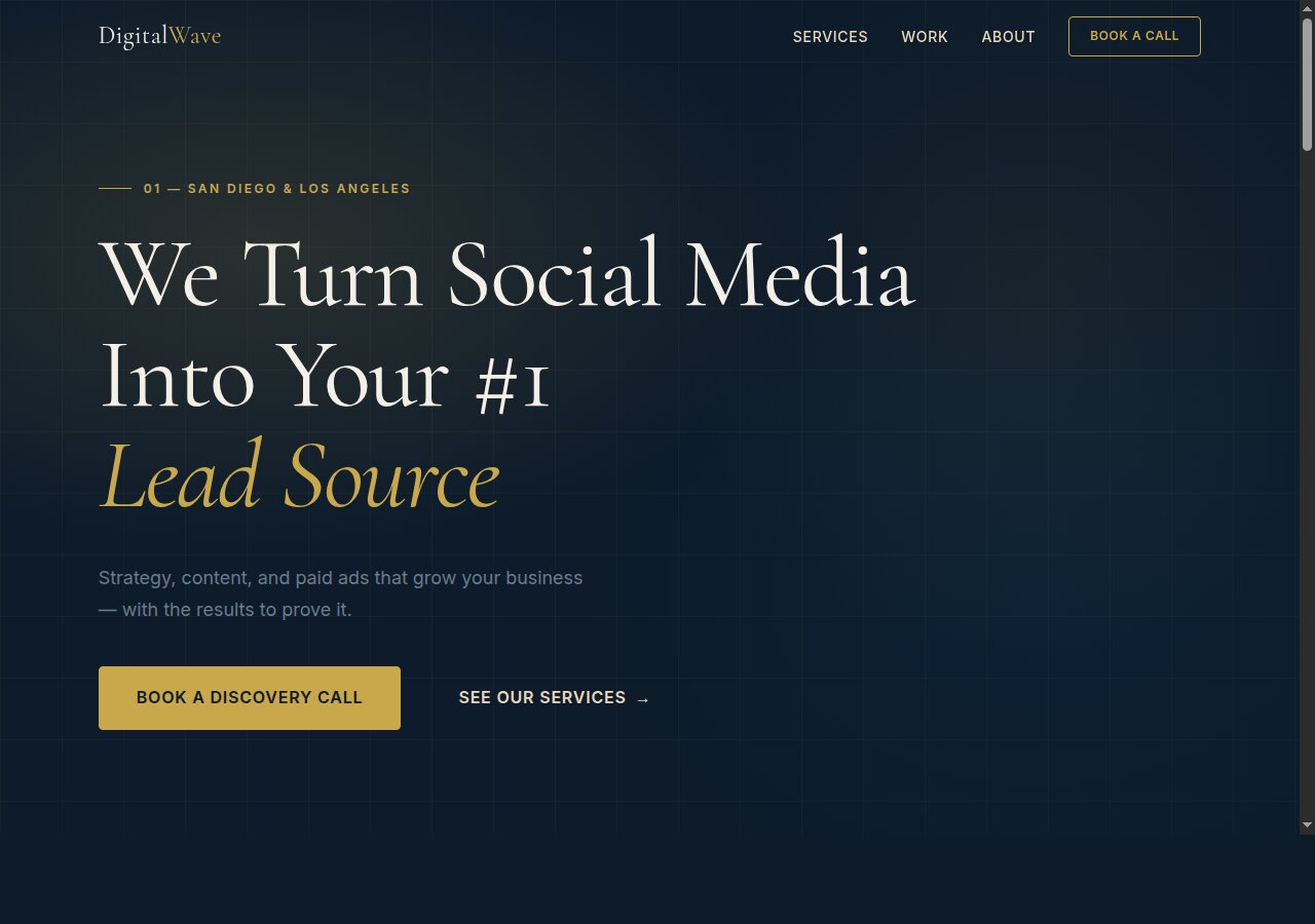 DigitalWave &mdash; new website by Skotte